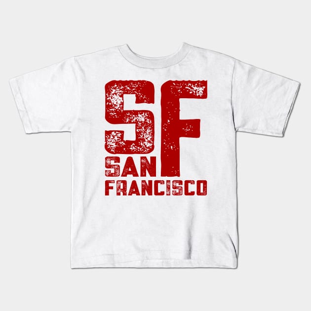 San Francisco Kids T-Shirt by colorsplash